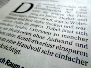 ドイツ語の紙面イメージ20190614