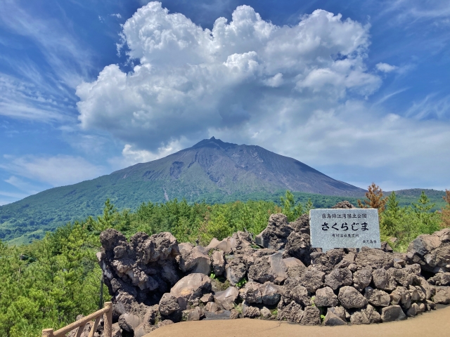 桜島の噴火イメージ20230215