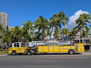 ハワイの消防車のイメージ20250711