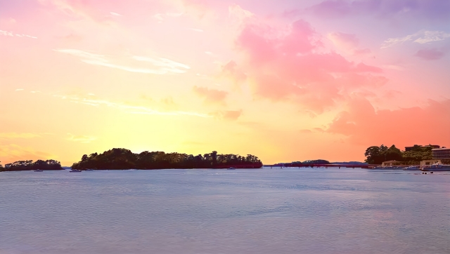 松島夕日イメージ20251219